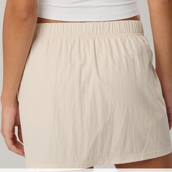 NWT OFFLINE By Aerie Nylon Mini Skirt with built in shorts with pocket - Picture 5 of 6